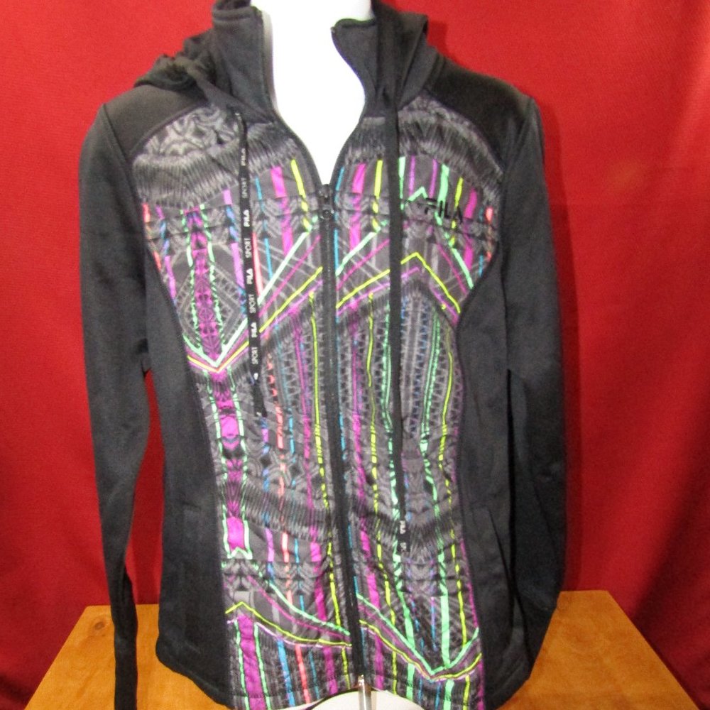 FILA RunSwift Quilted Full Zip Hoodie M